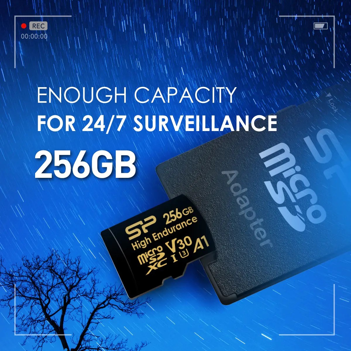 Micro Sd Cards Silicon Power 256gb High Endurance 4k Microsdxc With Adapter For 4k Videos Car Dash Cam 11
